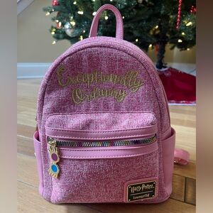 Harry Potter Loungefly “Exceptionally Ordinary” Pink Mini Backpack